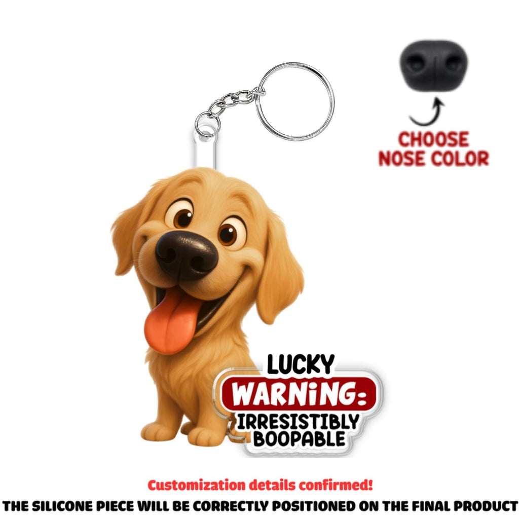 Squeeze My Snoot - Personalized Nose Squishy Keychain