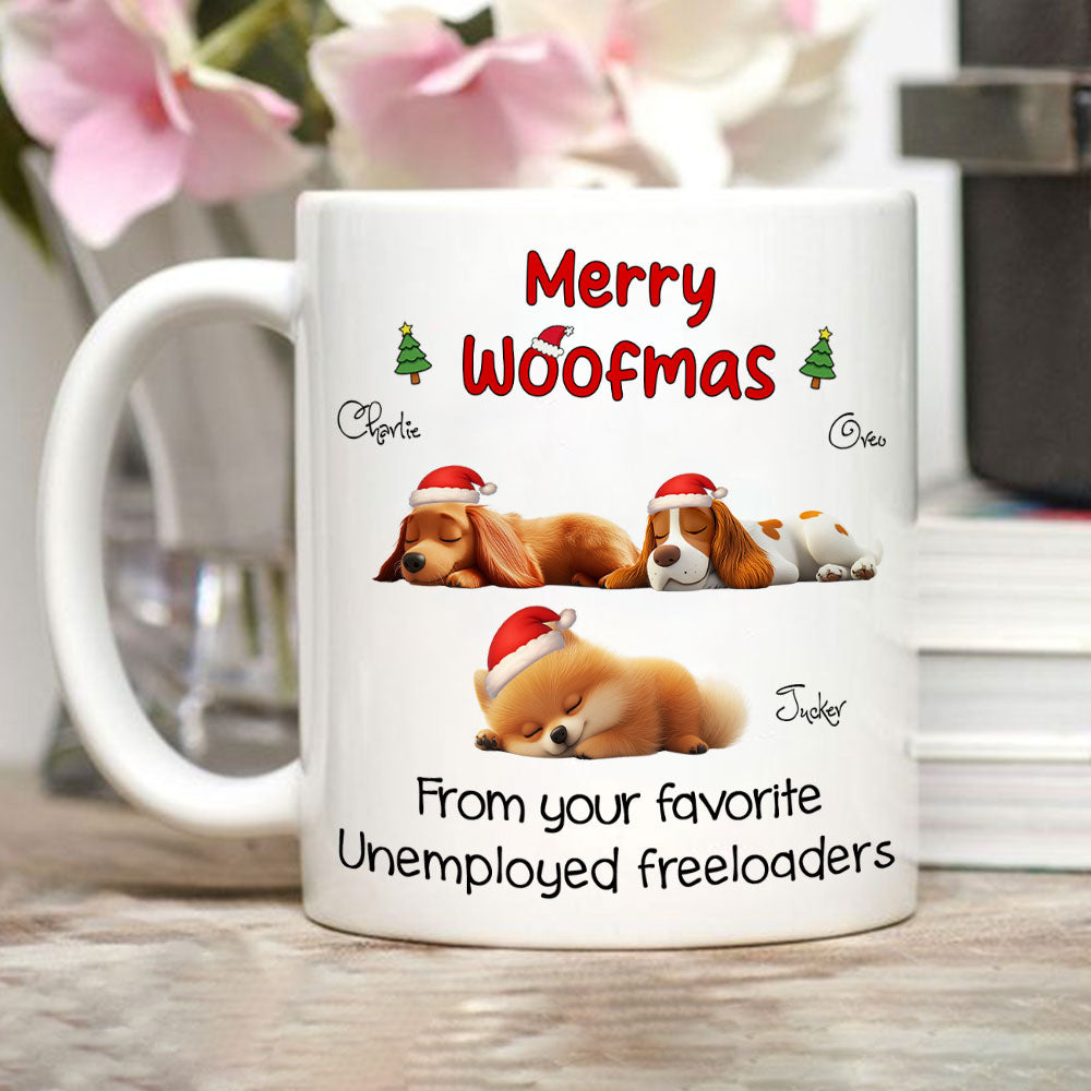 Custom Christmas Birthday Gifts For Dog Dad, Dog Lovers • From You Favorite - Personalized Coffee Mug