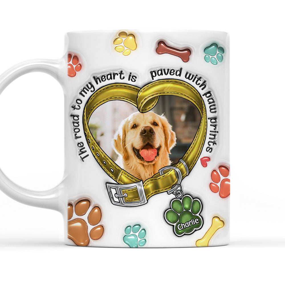Road To My Heart - Personalized 3D Inflated Effect Mug