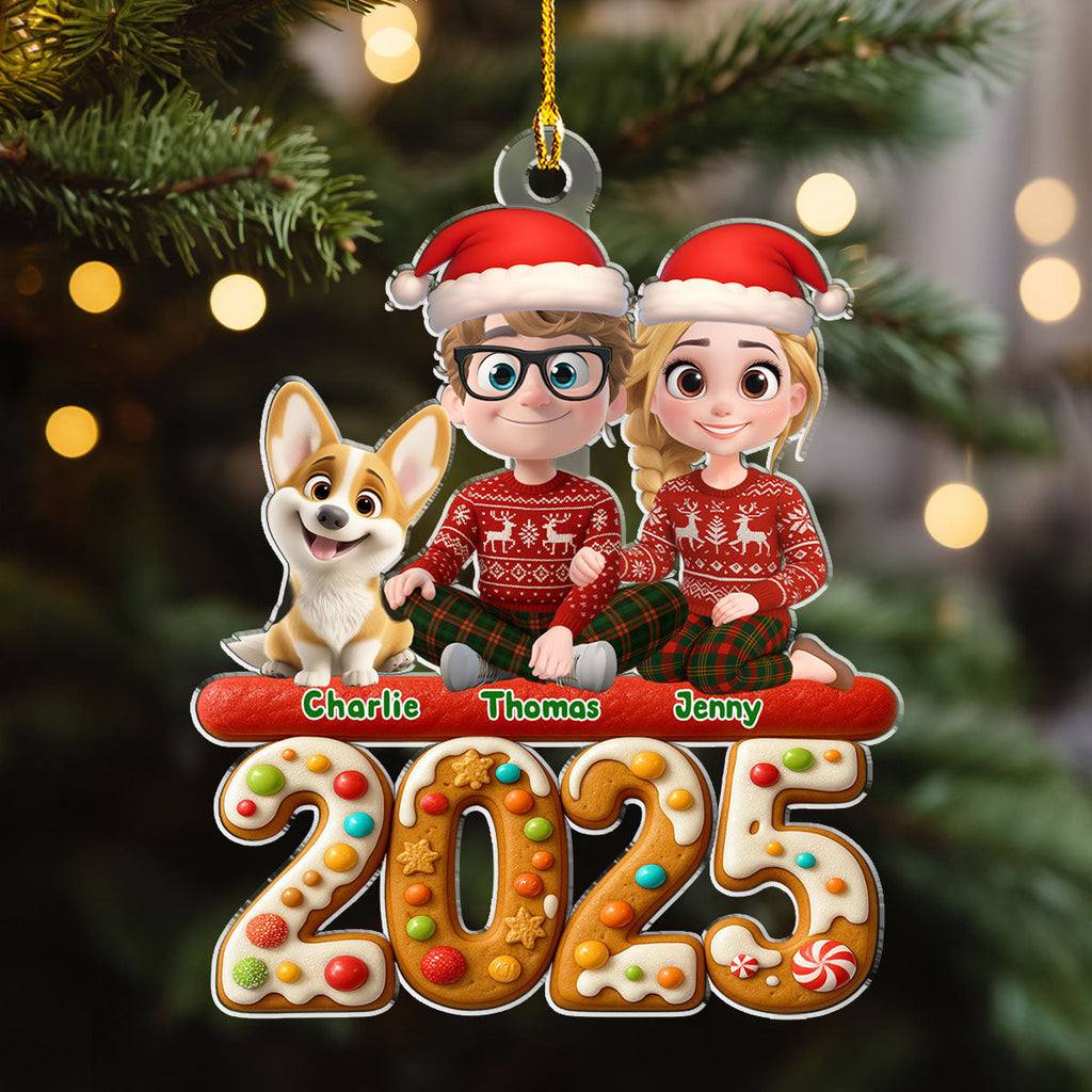 Custom Christmas Decor Home Birthday Gifts For Dog Lovers • We And Our Dog Version 3 - Personalized Acrylic Ornament