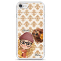Pumskin Girl And Her Pet - Personalized Phone Case