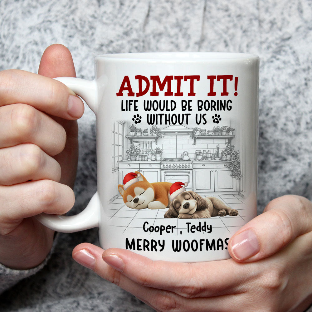Custom Christmas Birthday Gifts For Dog Lovers • Well Trained Parents - Personalized Coffee Mug