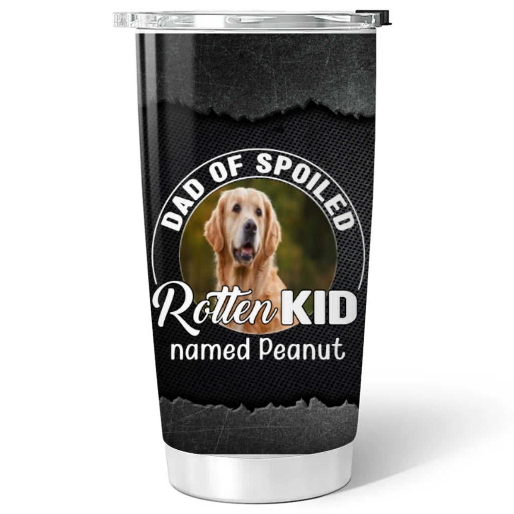 Custom Photo Christmas Birthday Gifts For Pet Lovers • Rotten Pet Cartoon Ver Photo - Personalized Tumbler