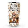 Custom Christmas Birthday Gifts For Pet Mom, Pet Lovers • Pumskin Pet Autumn - Personalized Tumbler