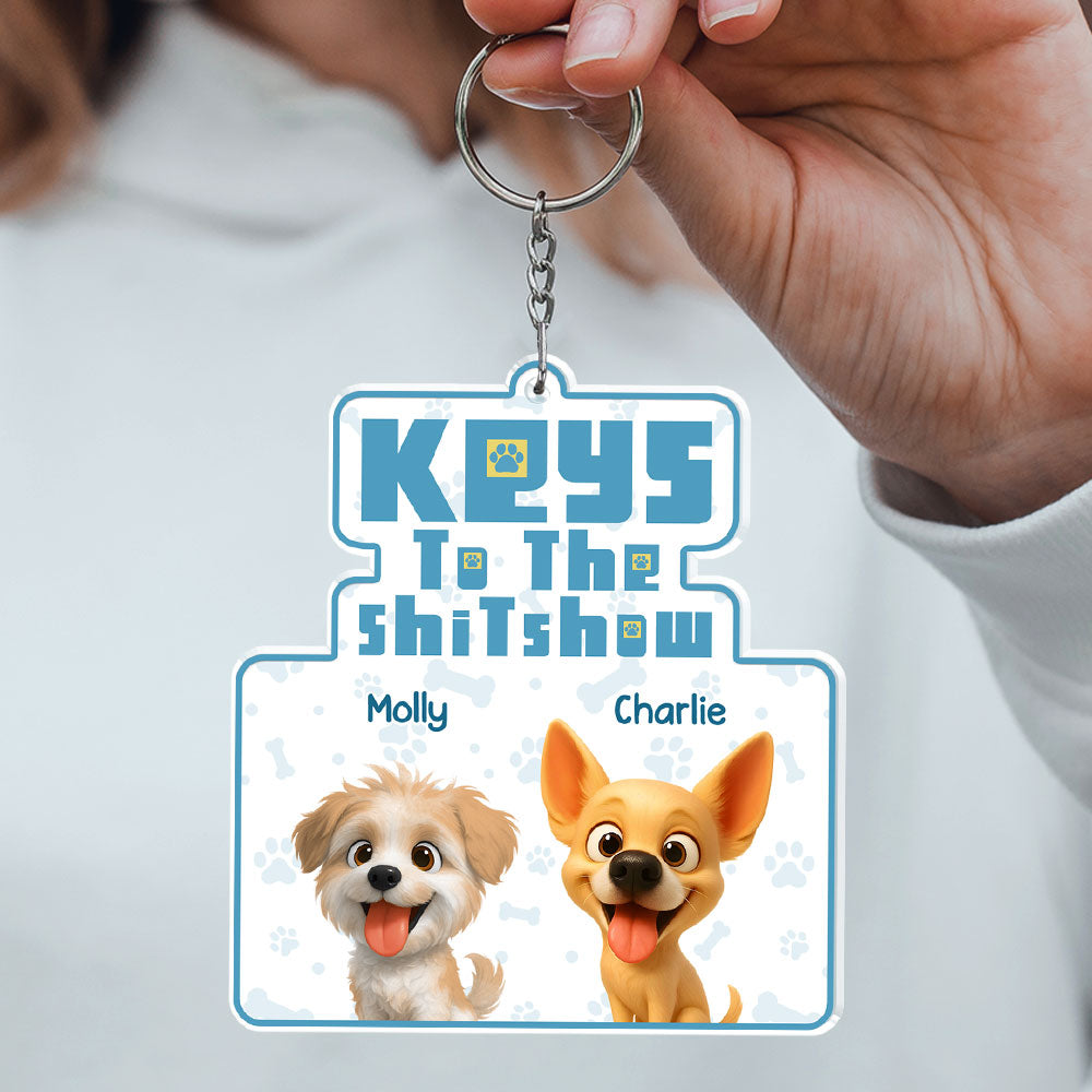 Keys To The Show - Personalized Acrylic Keychain