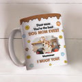 Custom Photo Christmas Birthday Gifts For Dog Lovers • The Best Christmas Parents Photo - Personalized 3D Inflated Effect Mug