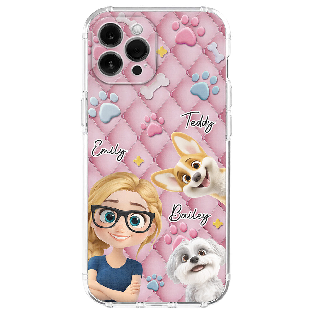 Baby Dog Of Dog Mom - Personalized Phone Case