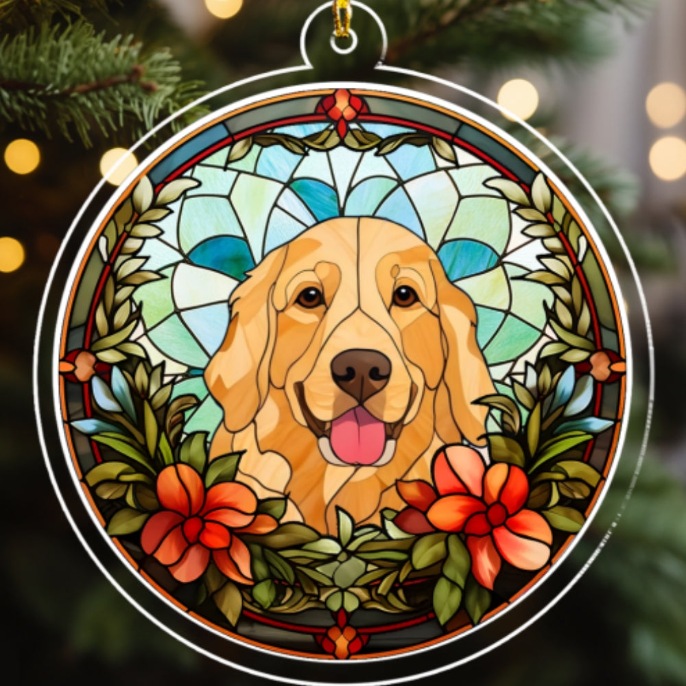 Lovely Dog - Personalized Acrylic Ornament