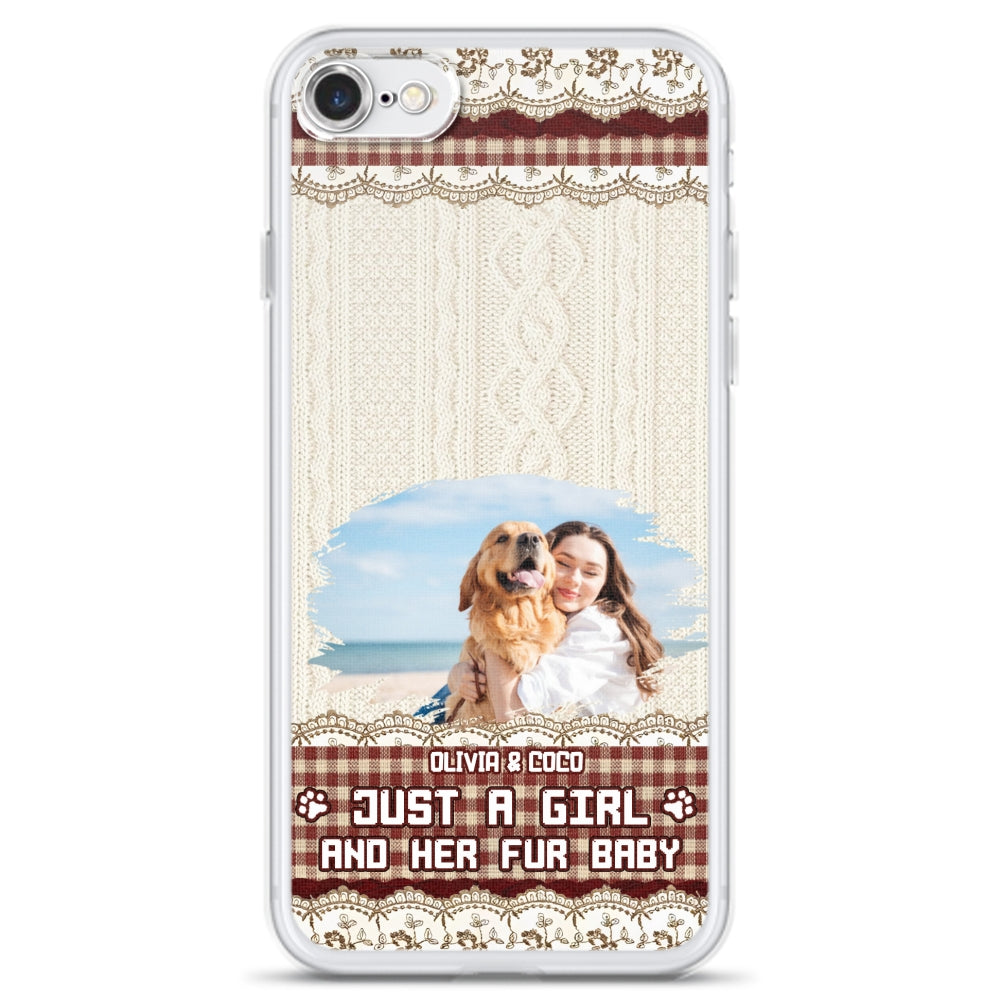 Just A Girl And Her Babies Photo - Personalized Phone Case