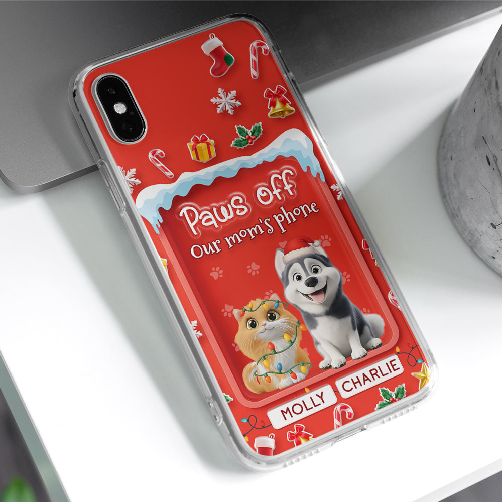 Us Under The Mistletoe - Personalized 3D Effect Phone Case
