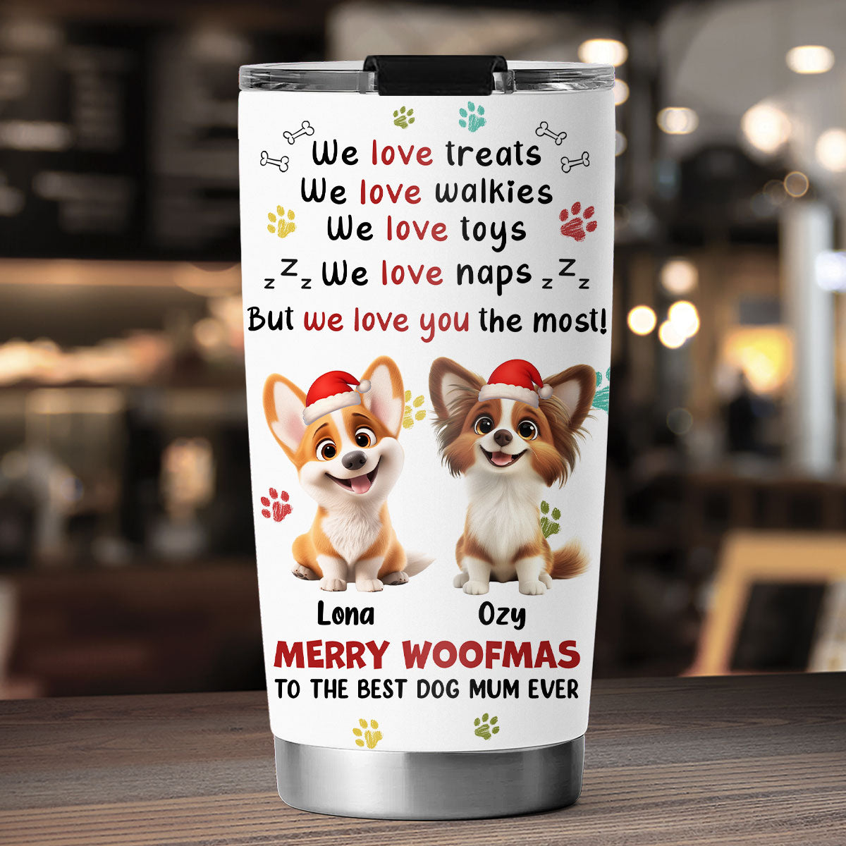 Custom Christmas Birthday Gifts For Dog Mom, Dog Lovers • All I Can Say - Personalized Tumbler