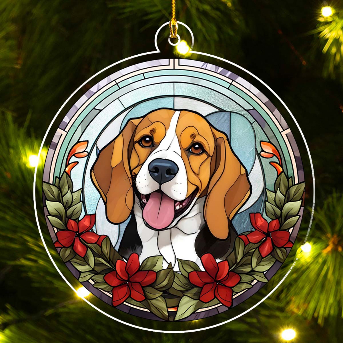 Lovely Dog - Personalized Acrylic Ornament