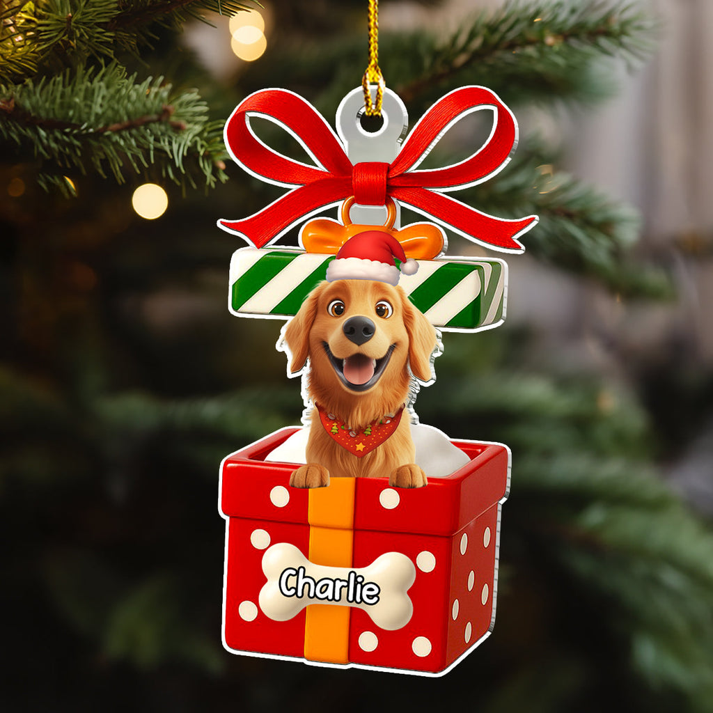 Custom Christmas Decor Home Birthday Gifts For Dog Mom, Dog Lovers • Funny Gift - Personalized Acrylic Ornament