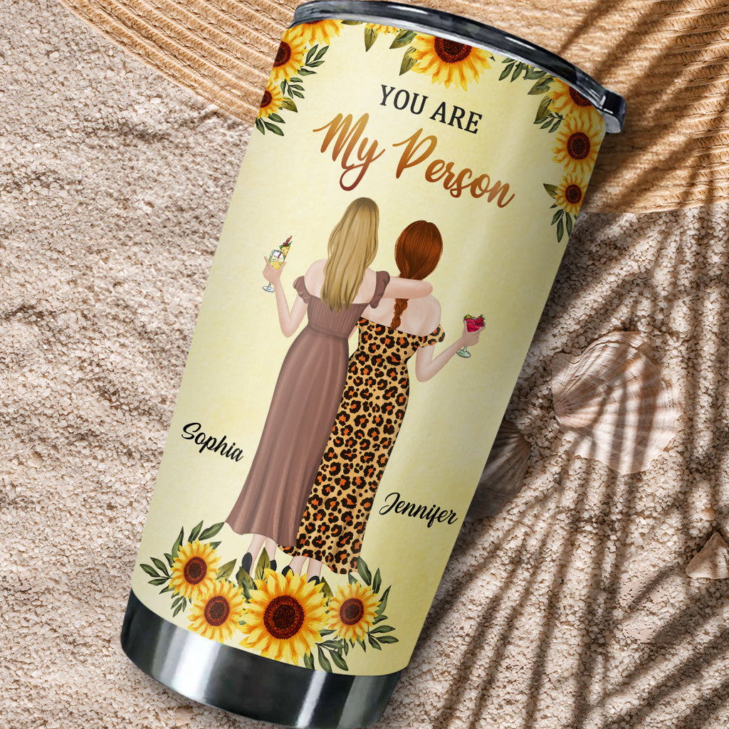 To My Badass Bestie - Personalized Tumbler