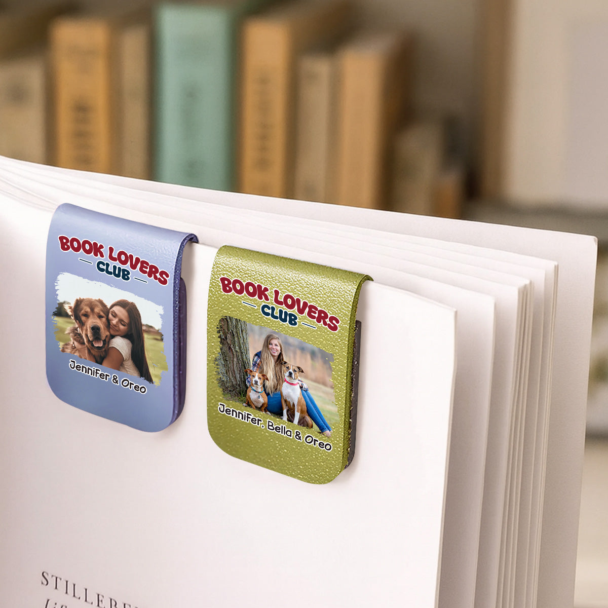 A Club Full Of Book Worms Photo - Personalized Leather Bookmark
