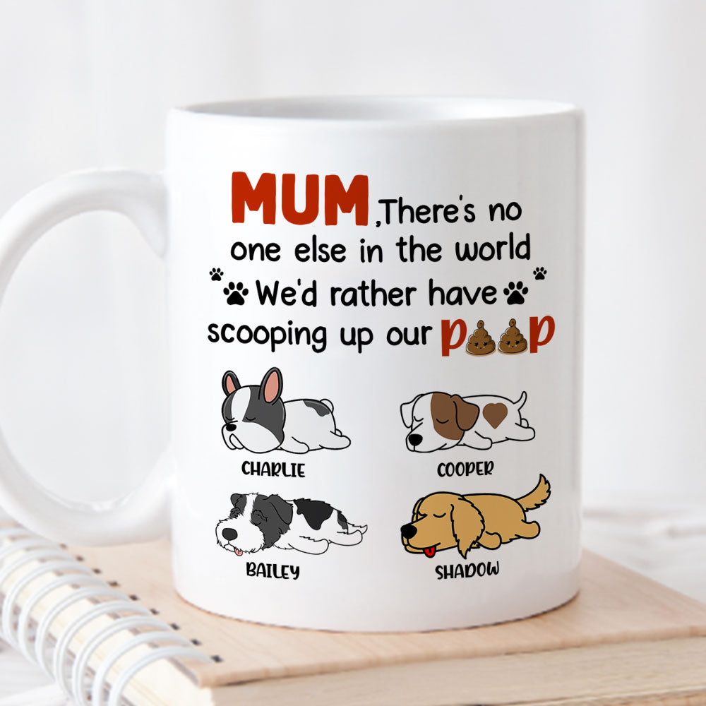 Custom Christmas Birthday Gifts For Dog Lovers • No One Else - Personalized Coffee Mug