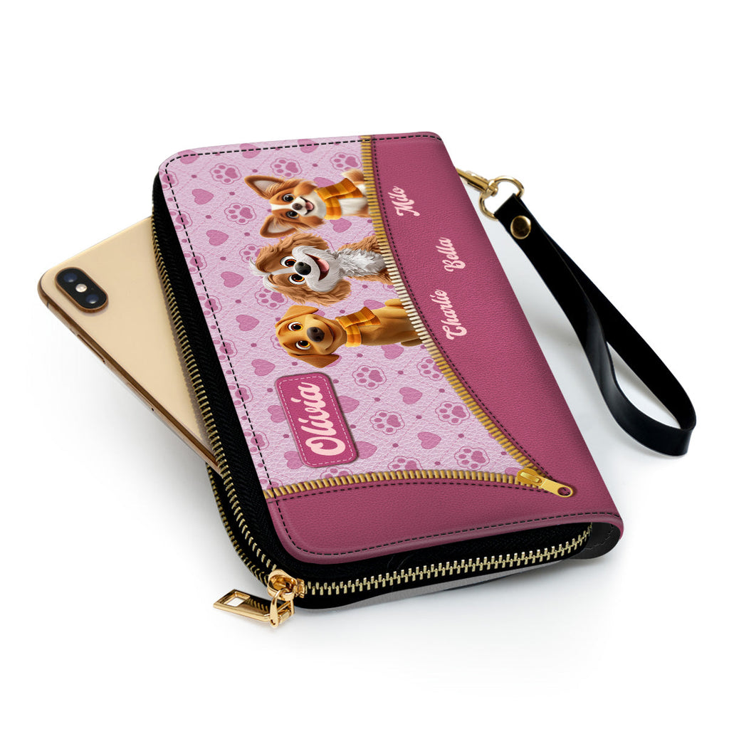 Proud Mom - Personalized Leather Wallet