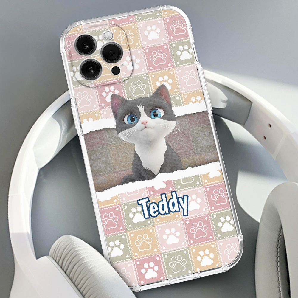 Hide And Seek And Meow - Personalized Phone Case