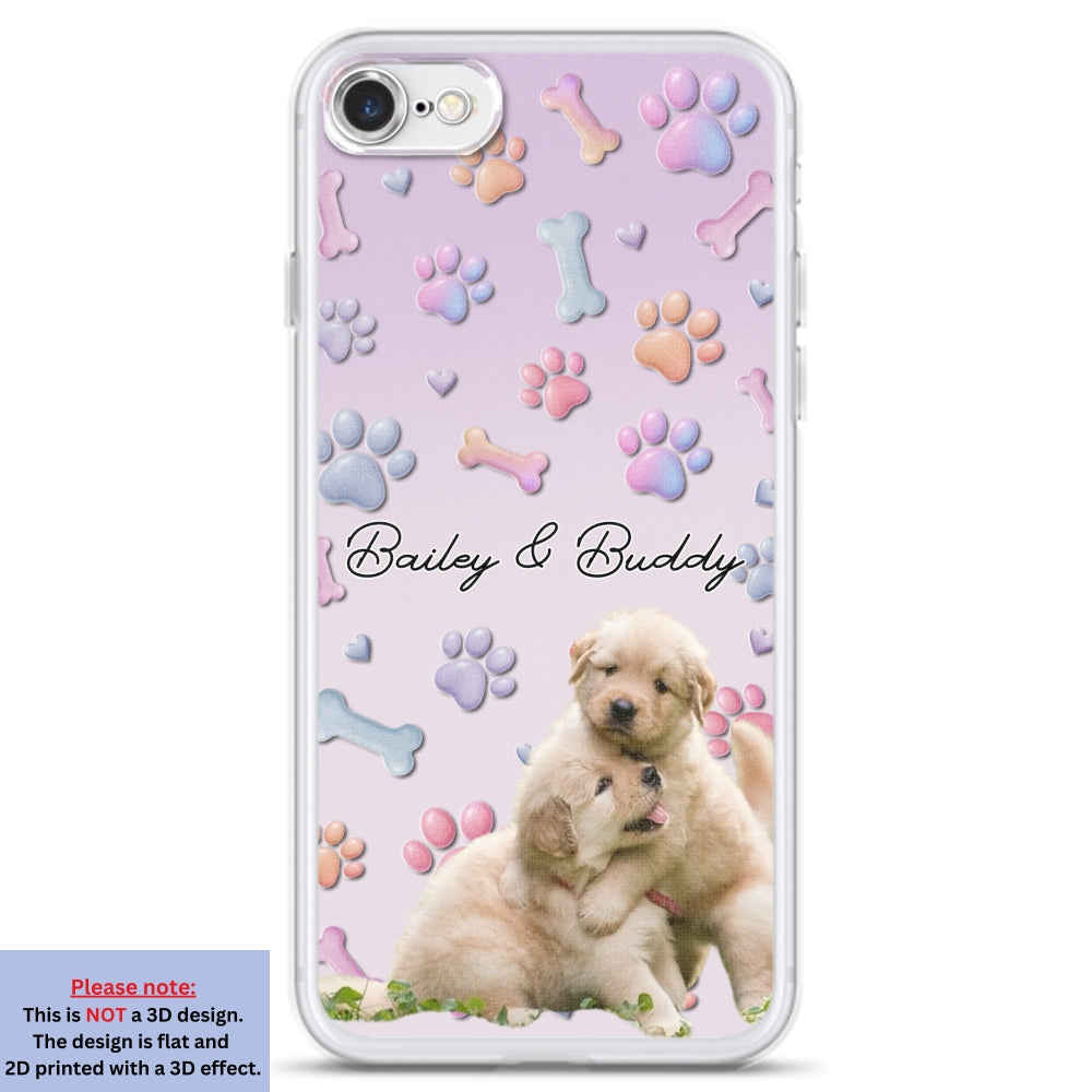 Lovely Dog Sleeping Photo - Personalized 3D Effect Phone Case