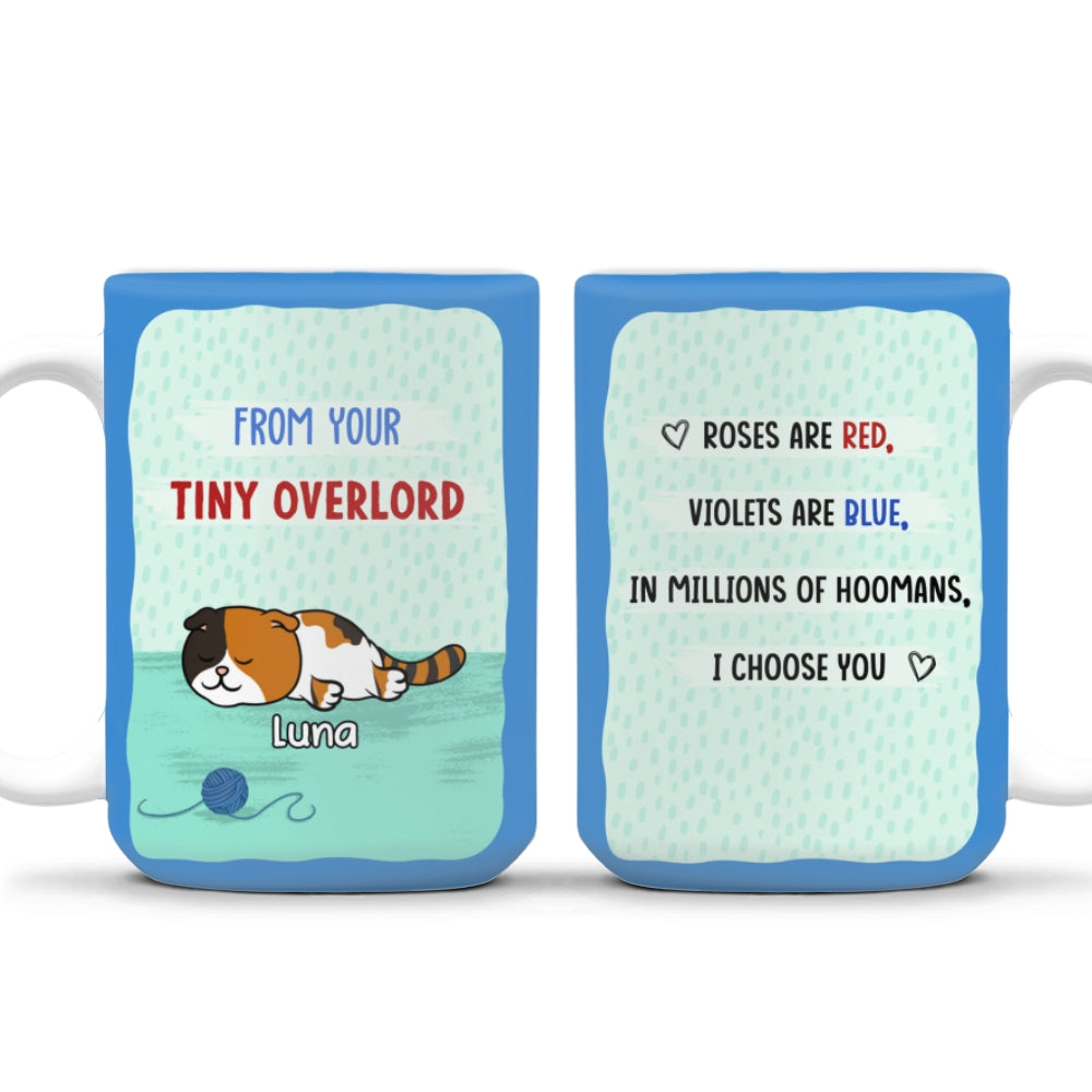 Custom Mother's day Birthday Gifts For Cat Mom, Cat Lovers • I Choose You - Personalized Coffee Mug