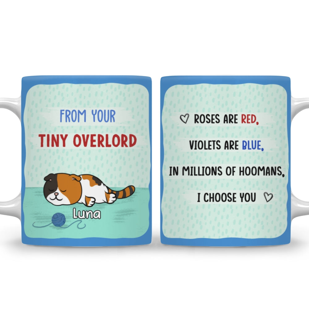 Custom Mother's day Birthday Gifts For Cat Mom, Cat Lovers • I Choose You - Personalized Coffee Mug