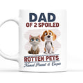Custom Father's day Birthday Gifts For Pet Dad, Pet Lovers • New Rotten Pet Chibi - Personalized Coffee Mug
