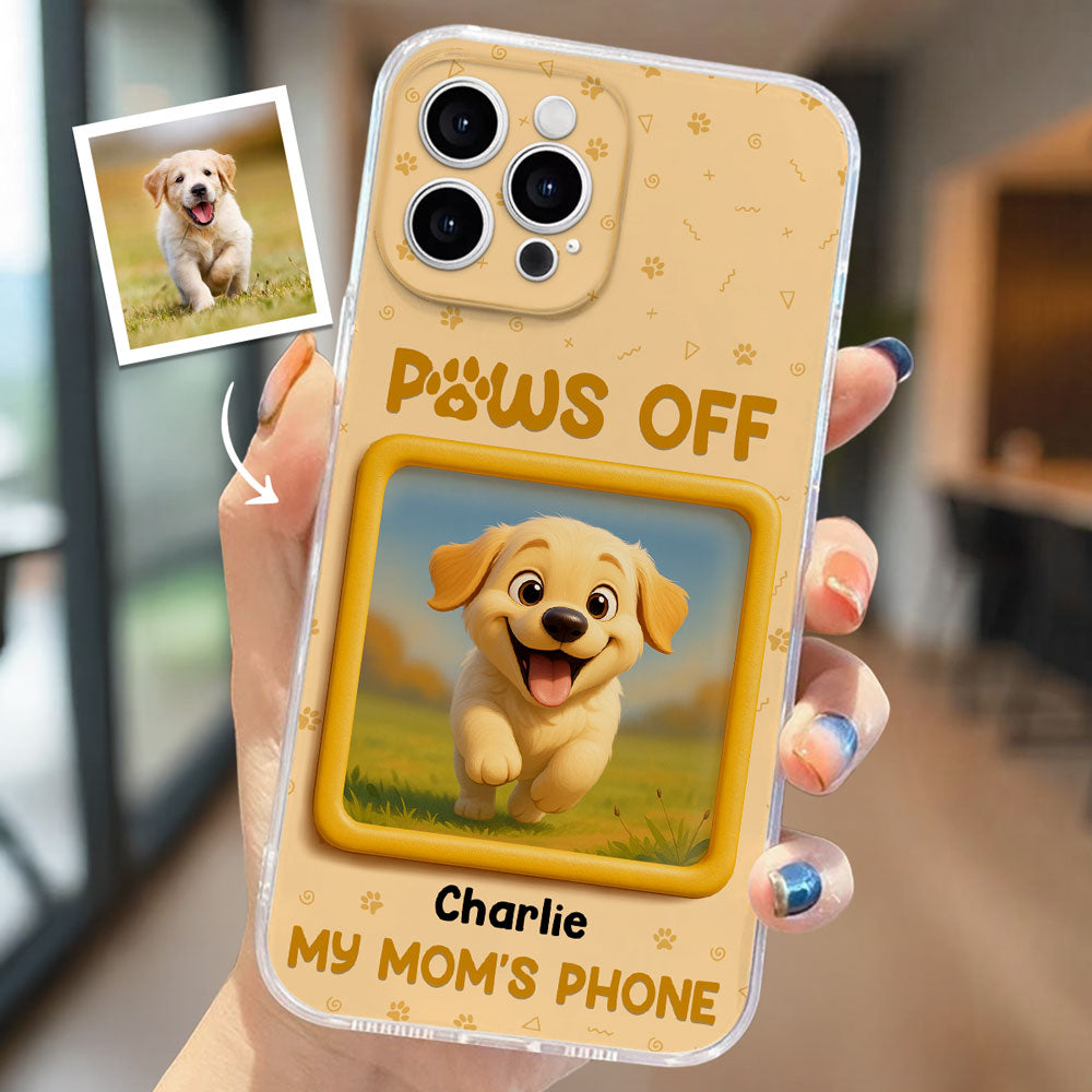 Only Touched By Mom - Personalized Phone Case