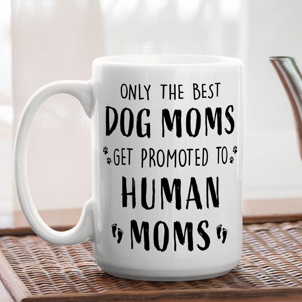 Custom Christmas Birthday Gifts For Dog Lovers • The Best Dog Mom - Personalized Coffee Mug