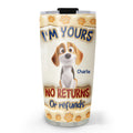 Custom Mother's day Birthday Gifts For Dog Mom, Dog Lovers • No Returns Or Refunds - Personalized 3D Inflated Effect Tumbler