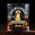 Stylized Funny Rotten Dogs - Personalized Whiskey Glass