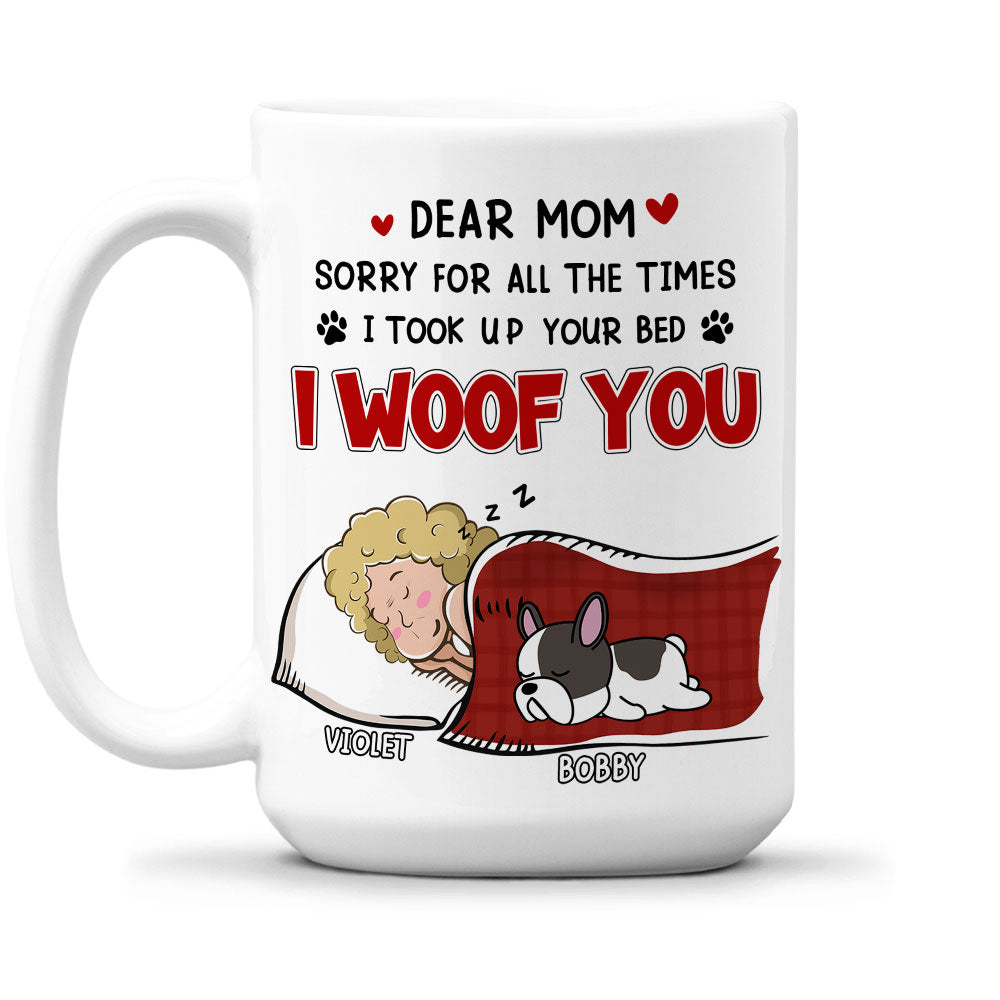 Custom Christmas Birthday Gifts For Dog Lovers • Took Up Your Bed - Personalized Coffee Mug