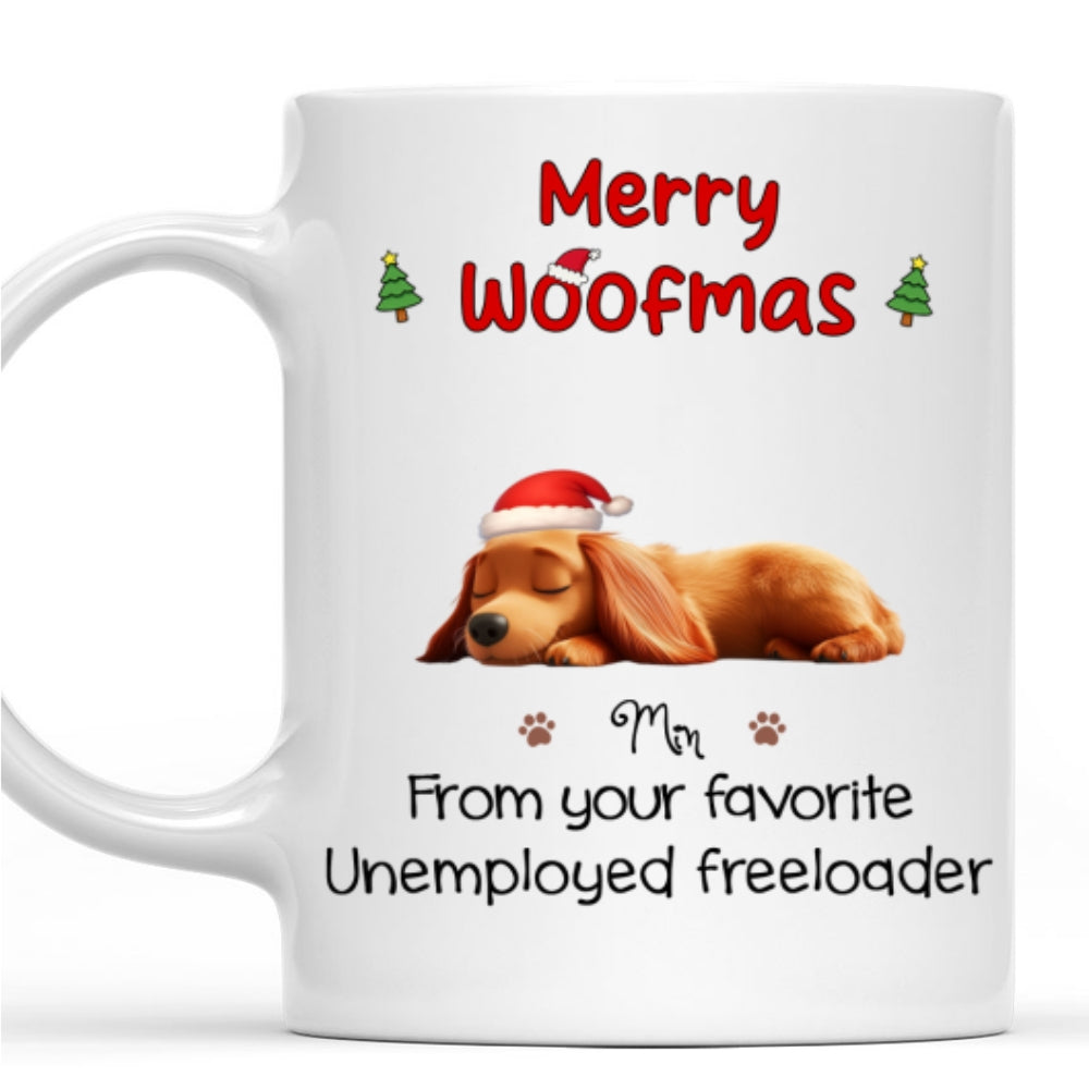 Custom Christmas Birthday Gifts For Dog Dad, Dog Lovers • From You Favorite - Personalized Coffee Mug