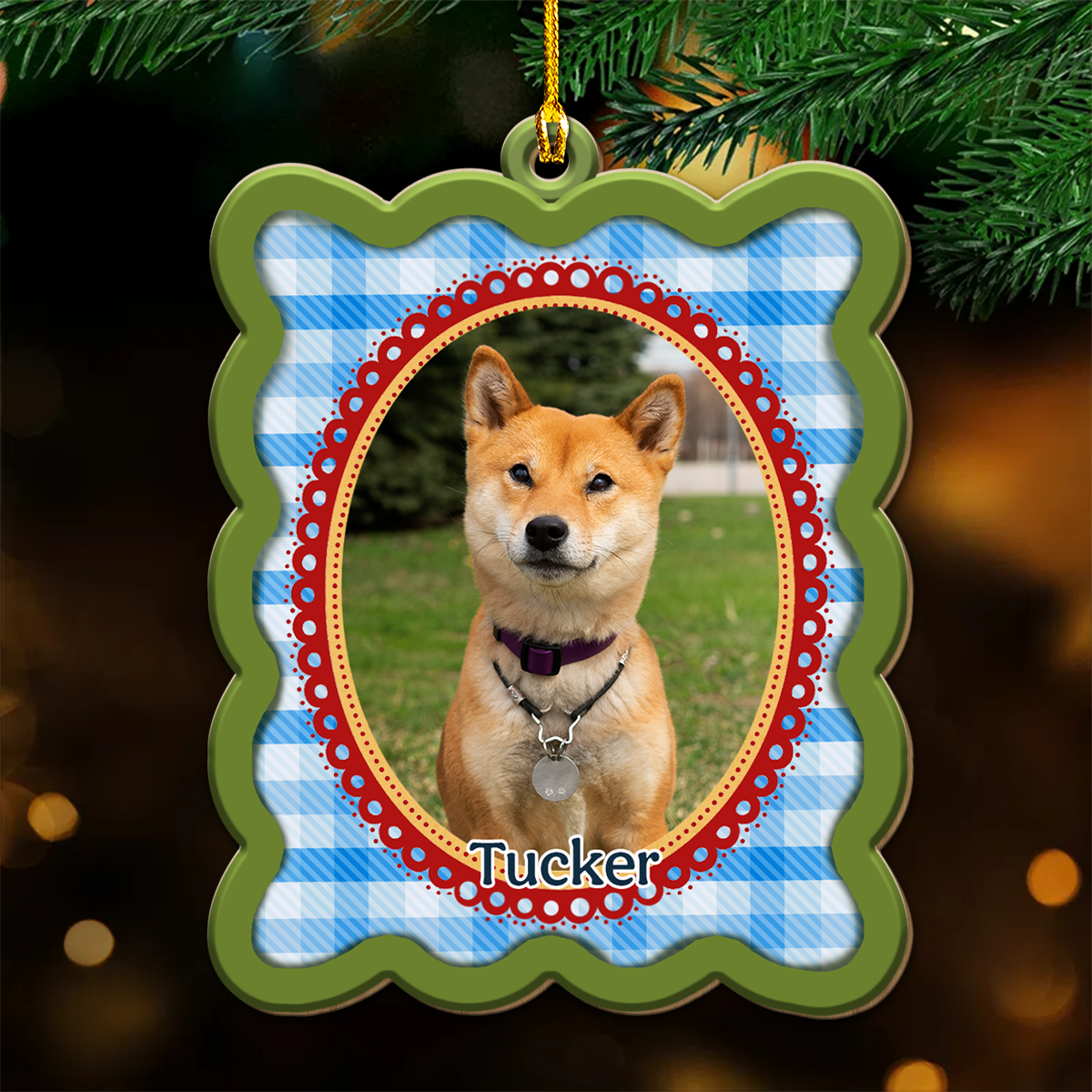 From Me To You Photo - Personalized Wood Ornament