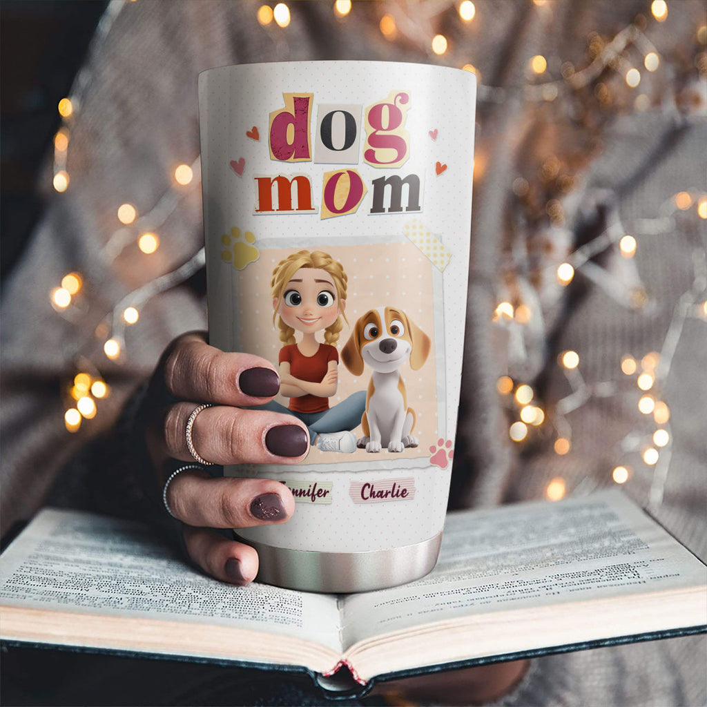 Custom Christmas Birthday Gifts For Dog Mom, Dog Lovers • Ever Best Mom - Personalized Tumbler