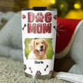 Custom Mother's day Birthday Gifts For Pet Mom, Pet Lovers • Lovely Dog Mama Photo - Personalized 3D Inflated Effect Tumbler