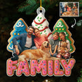 Custom Christmas Decor Home Birthday Gifts For Pet Lovers • Sweet Family Tree Ver Photo - Personalized Acrylic Ornament