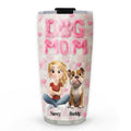 Custom Christmas Birthday Gifts For Dog Mom, Dog Lovers • My Furry Family - Personalized 3D Effect Tumbler