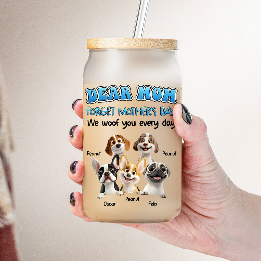 I Woof You Every Day - Personalized Glass Can