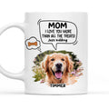 Custom Photo Christmas Birthday Gifts For Dog Lovers • Just Kidding Cartoon Photo - Personalized Coffee Mug