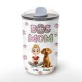 Custom Christmas Birthday Gifts For Dog Lovers • Dog Mom Lovely Chibi - Personalized 10oz Tumbler
