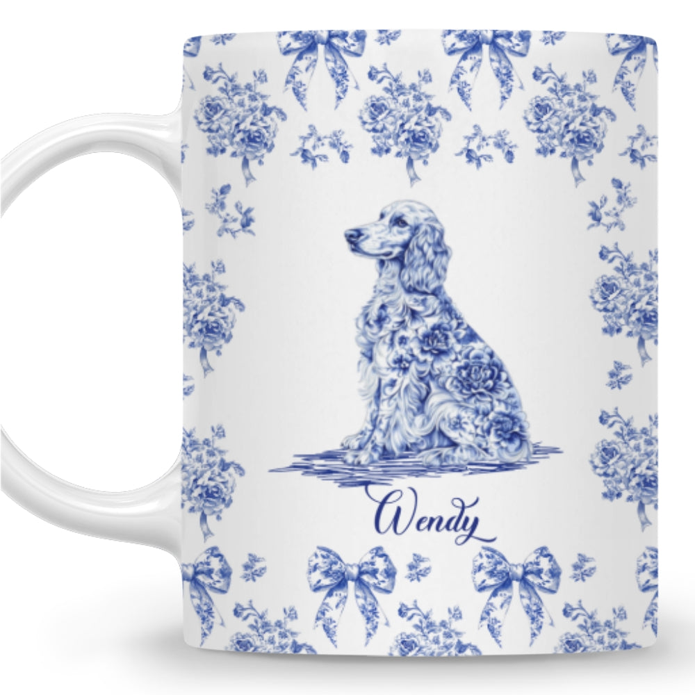 Custom Christmas Birthday Gifts For Dog Mom, Dog Lovers • Fond Of You Dog Ver - Personalized Coffee Mug