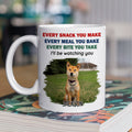 Custom Photo Christmas Birthday Gifts For Dog Lovers • Watching You Dad Mom Photo - Personalized Coffee Mug