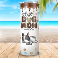 Custom Christmas Birthday Gifts For Dog Lovers • You Are The Best - Personalized 3D Inflated Effect Skinny Tumbler