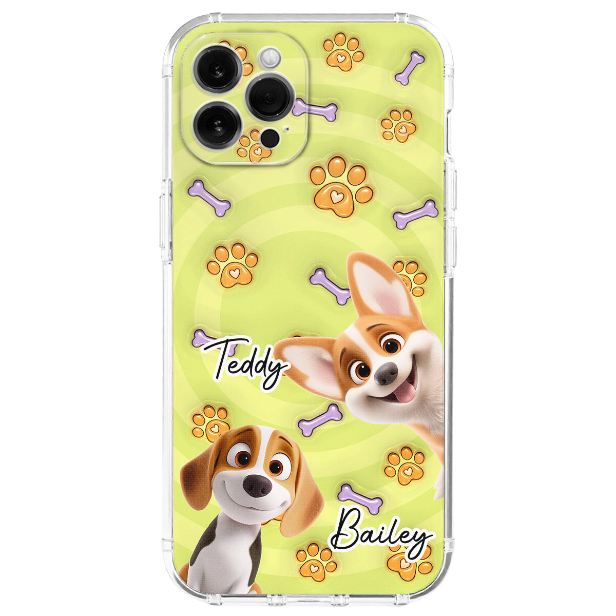 This Human Belongs To Us Cartoon - Personalized 3D Inflated Effect Phone Case