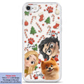 Dog And Couple Cartoon - Personalized Phone Case