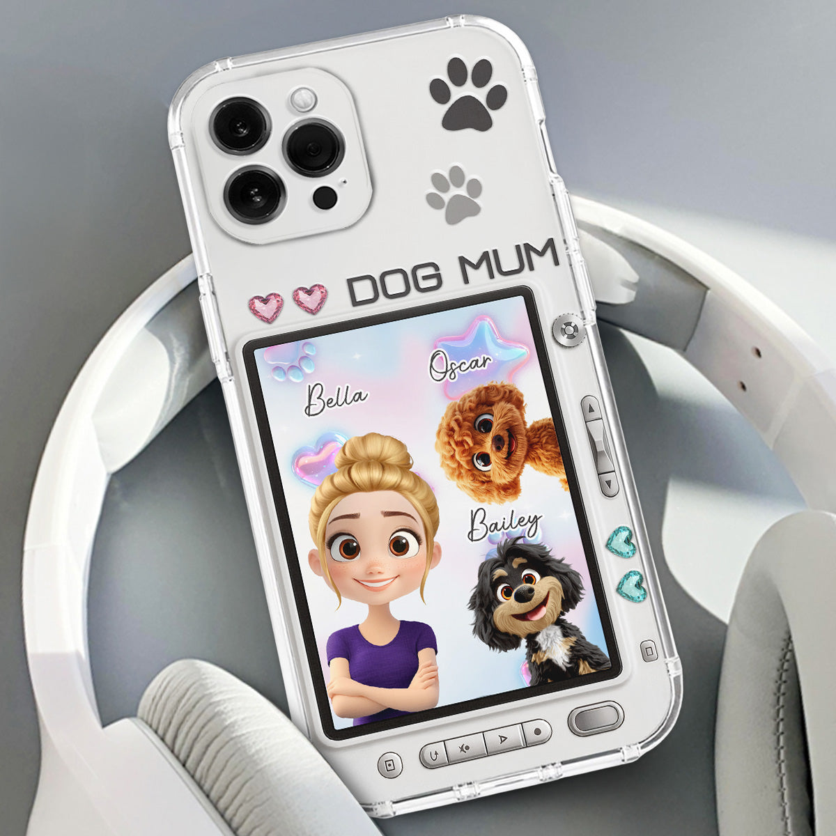 Digital Dog Mom - Personalized Phone Case