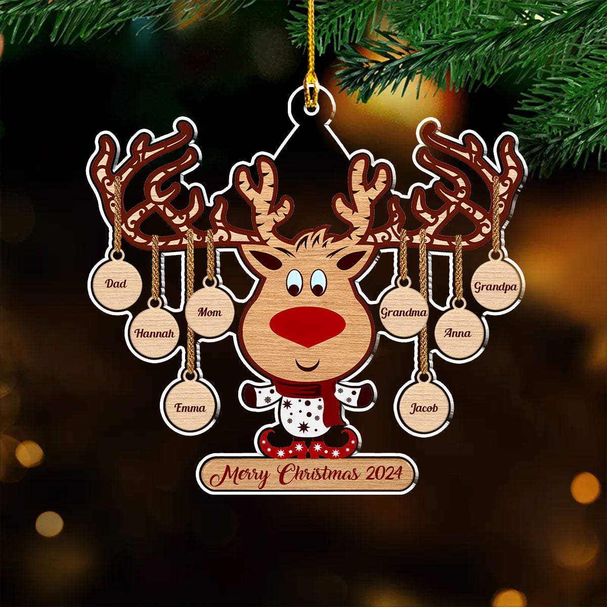 Sweet Family - Personalized Acrylic Ornament