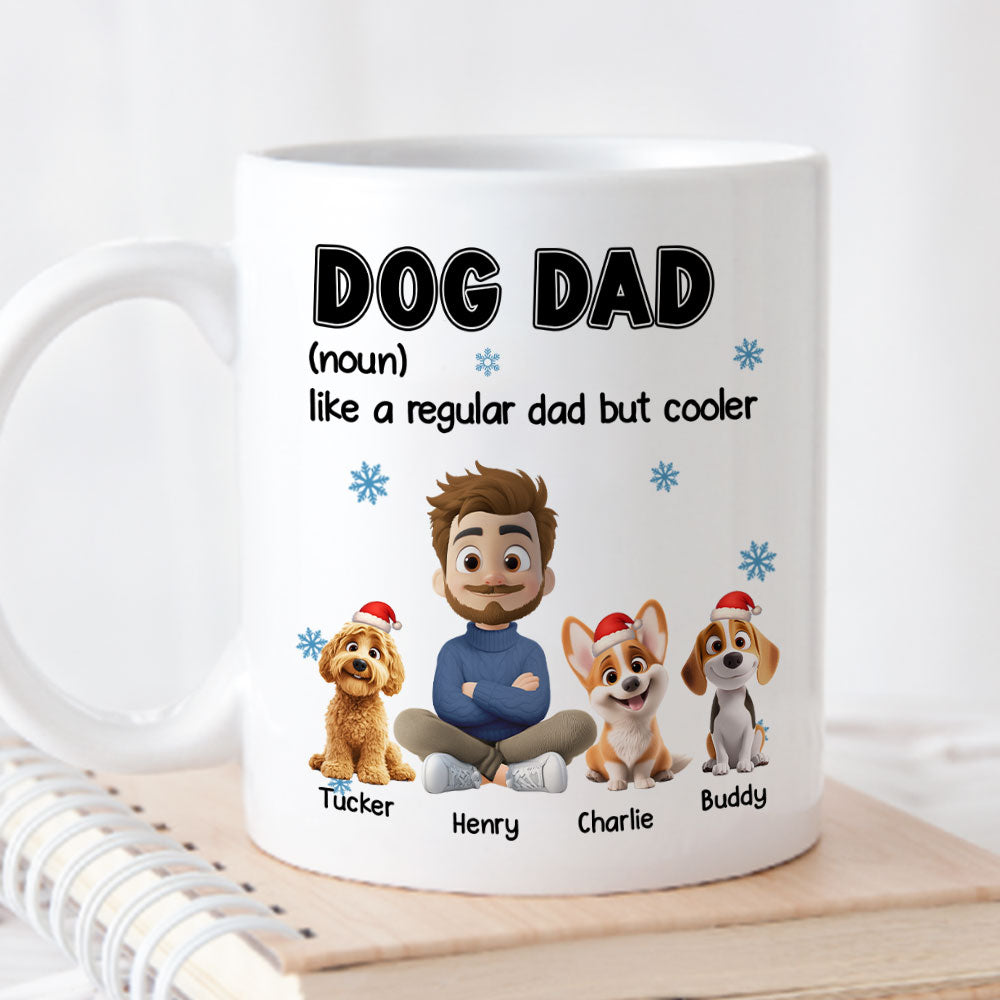 Custom Christmas Birthday Gifts For Dog Lovers • But Cooler - Personalized Coffee Mug
