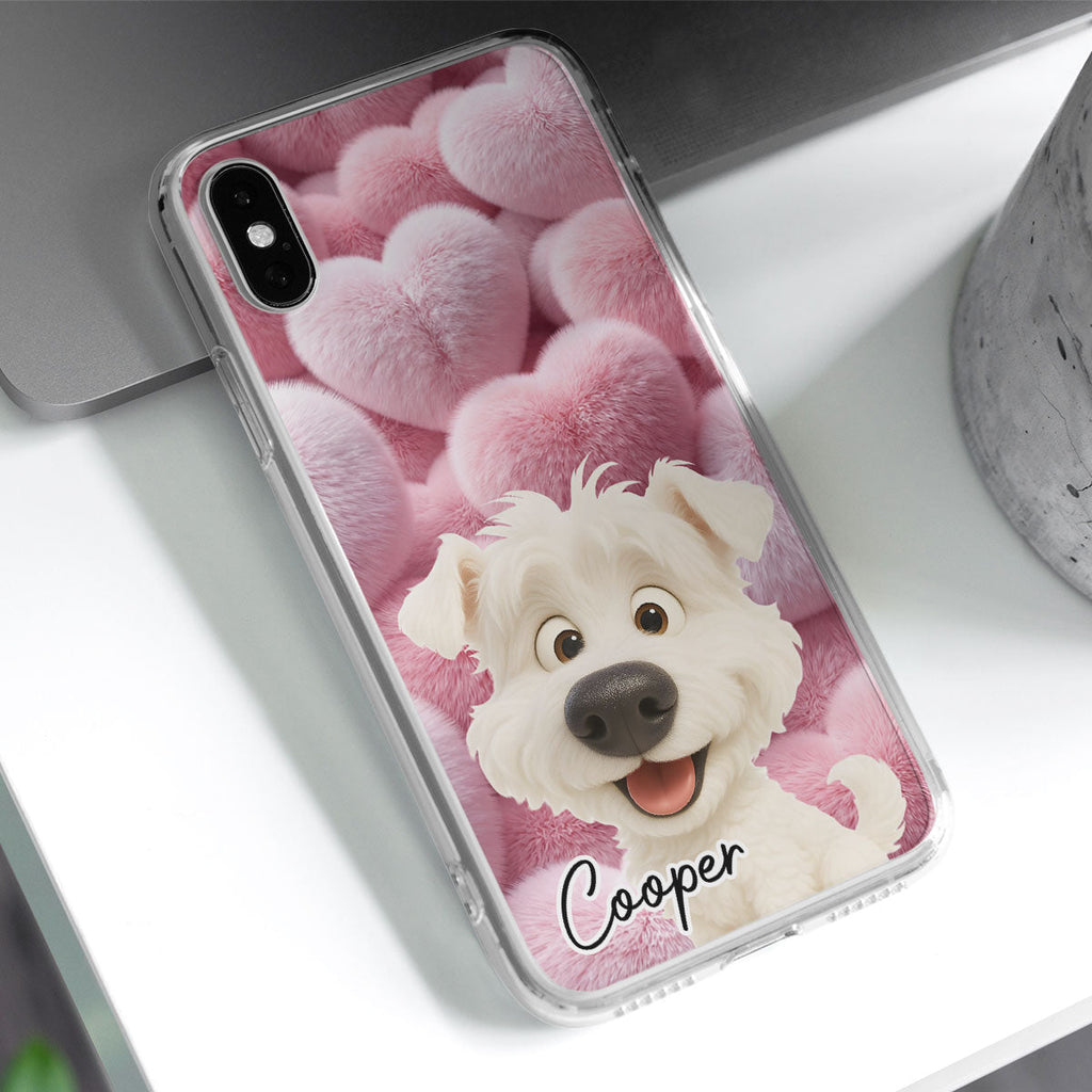 Custom Christmas Birthday Gifts For Dog Mom • Love My Fur Babies - Personalized 3D Effect Phone Case