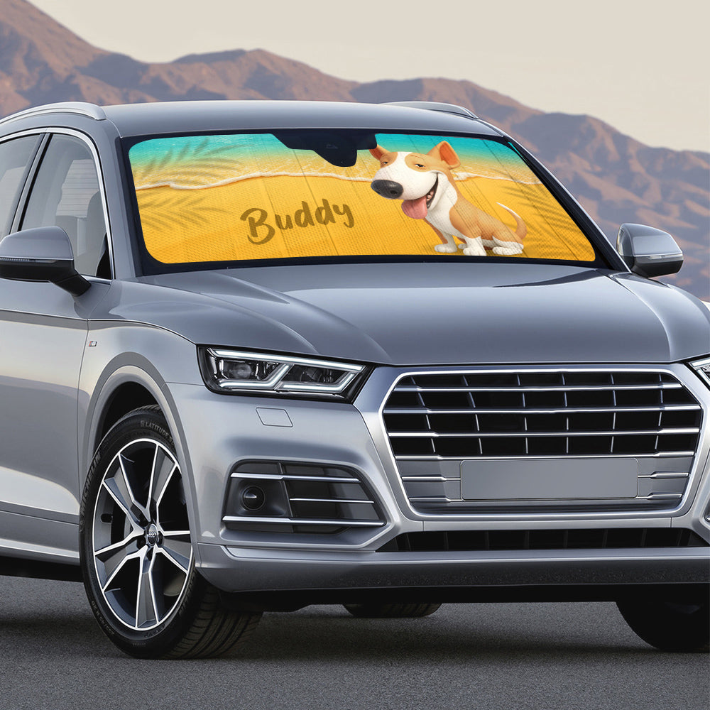 Take Us To The Beach - Personalized Car Sunshade